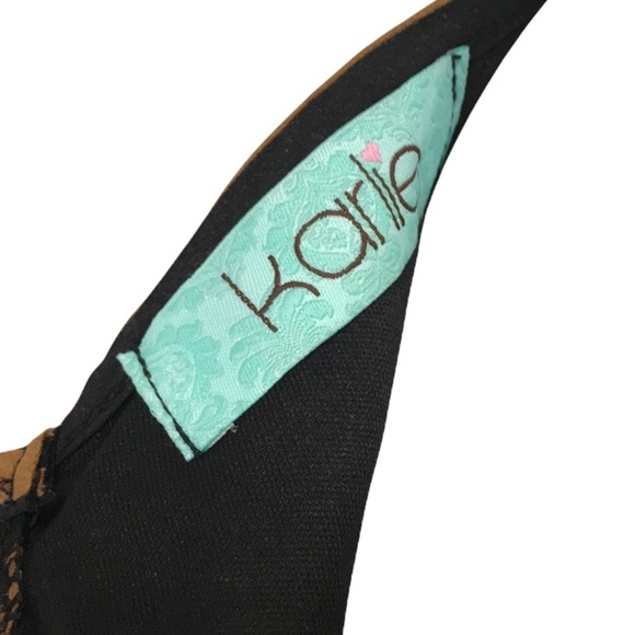 KARLIE Stripped Brown Dress - Picture 11 of 12